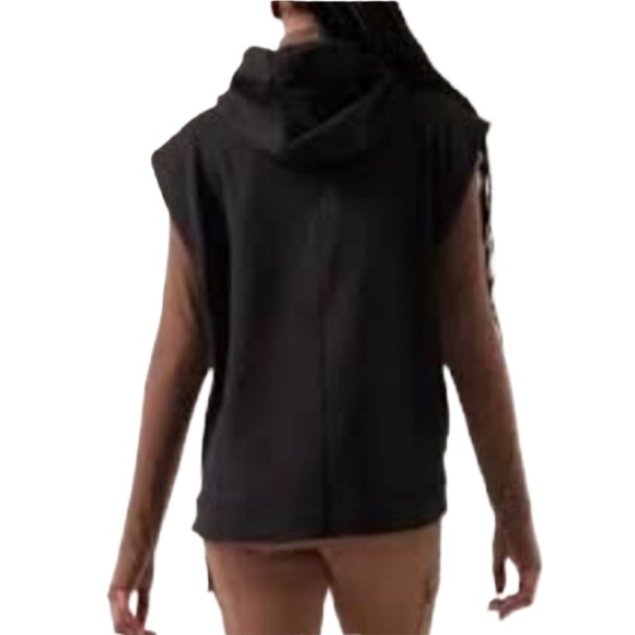 Athleta Women's Retroplush Sleeveless Cocoon Sweatshirt Hoodie - size XXS - Picture 3 of 8